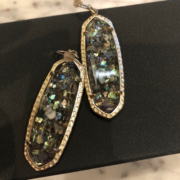 Kendra Scott Layla crushed abalone earrings